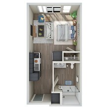 Studio - H floor plan